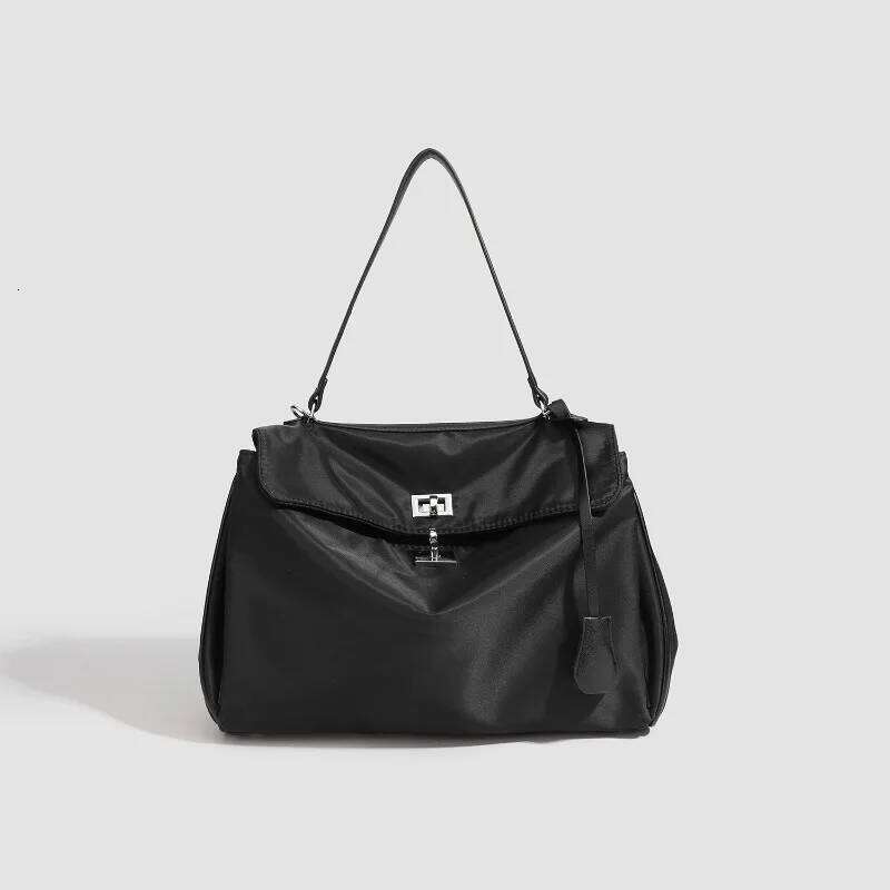 New Niche Design Nylon Buttote Bag Versatile Large Capacity Commuter Hand-Held Shoulder Crossbody