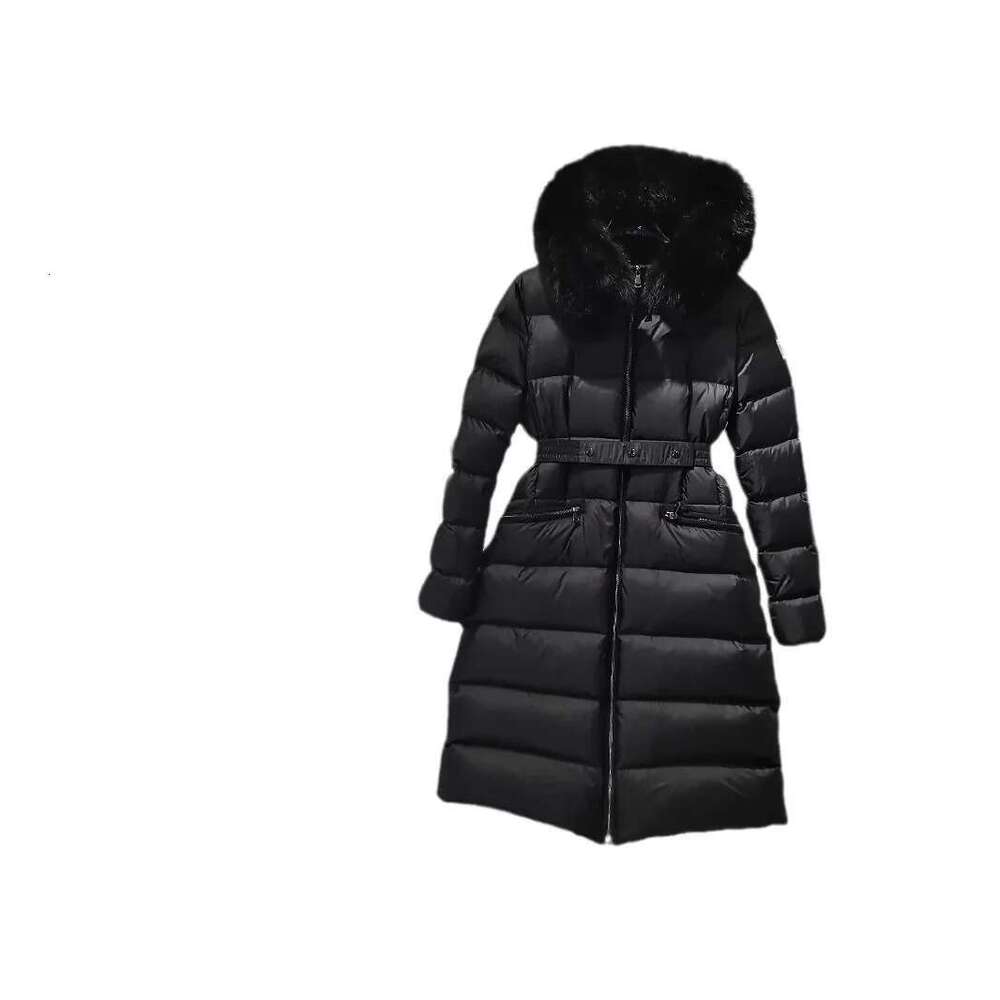 Long Mont Home 2024 New Boedic Series Women's down Jacket Waist Cinched Hooded Ladies Puffer Coat High Version High quality, fashionable, luxurio