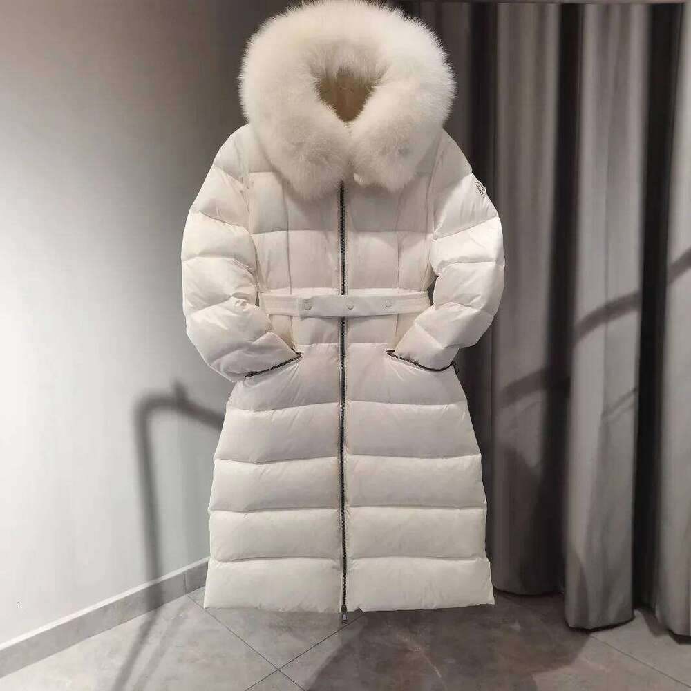Long Mont Home 2024 New Boedic Series Women's down Jacket Waist Cinched Hooded Ladies Puffer Coat High Version High quality, fashionable, luxurio