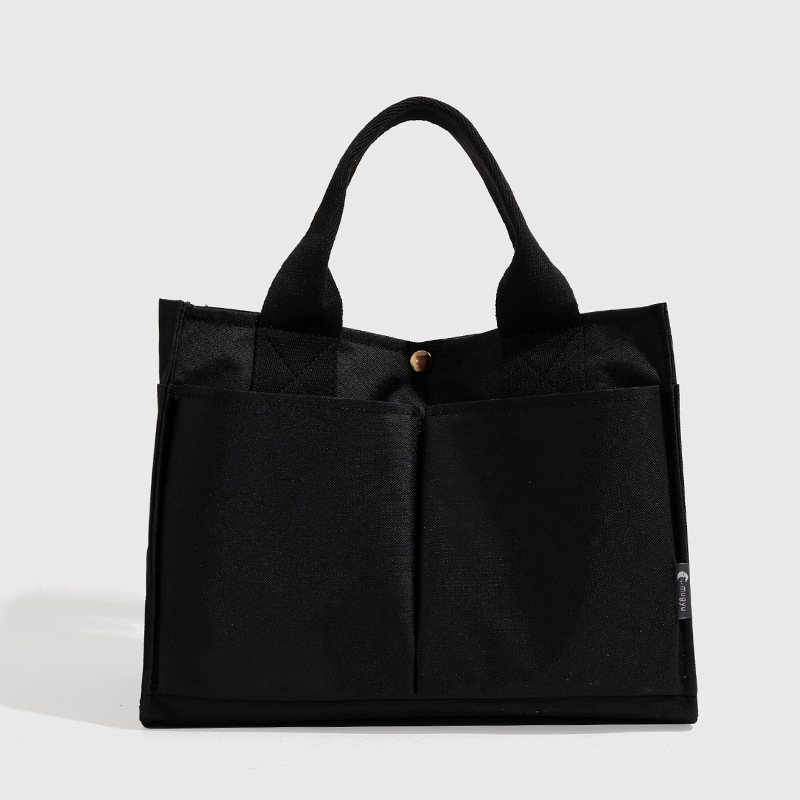 designer Korean Mommy Bag Multi-Compartment Baby and Mom Outing Lightweight Handheld Shoulder Bag Large Capacity Canvas Multifunctional Mommy Bag