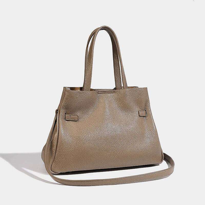Genuine Leather Tote Bags For Women Designer Handbags And Purses 2025 New In Vintage Large Capacity Shoulder Crossbody