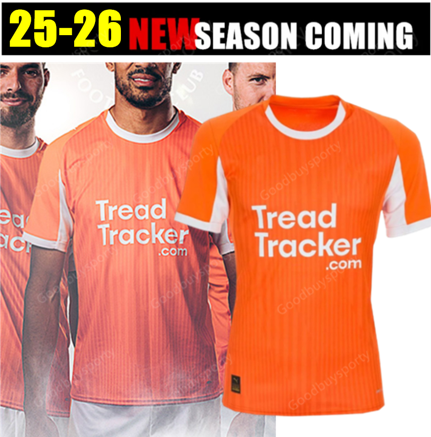2526 BlacKpooL FC Soccer Jerseys FLETCHER 25 2026 CAREY ENNIS APTER HAMILTON MORGAN Thailand Quality EVANS FINNIGAN CASEY HUSBAND Men Uniforms Kids Kits set