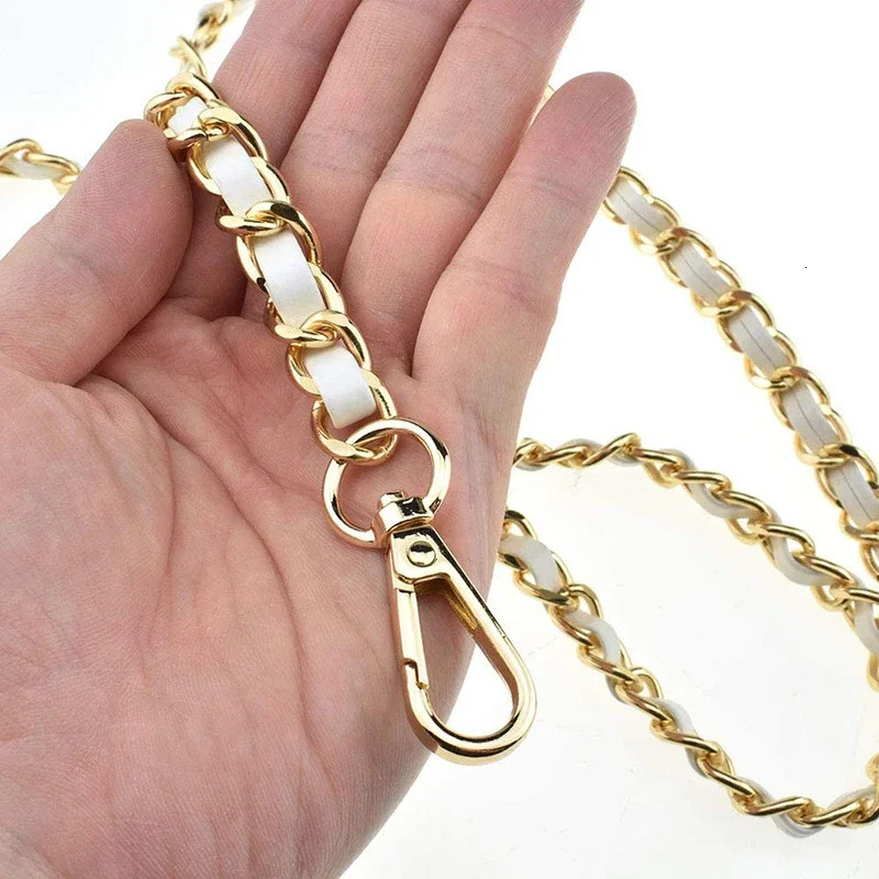 120cm Universal Shoulder Bag Strap Chain Strap For Crossbody Bag Simple Solid Color Strap Handbag Chain 250530