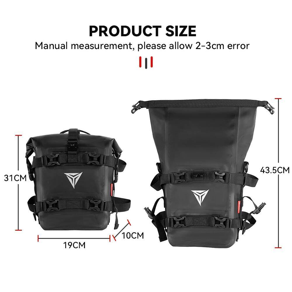 Outdoor Tank Tool Pack Side Saddle Crash Bar Motorcycle Waterproof Motor Bumper Dry Bag 8L Large Capacity