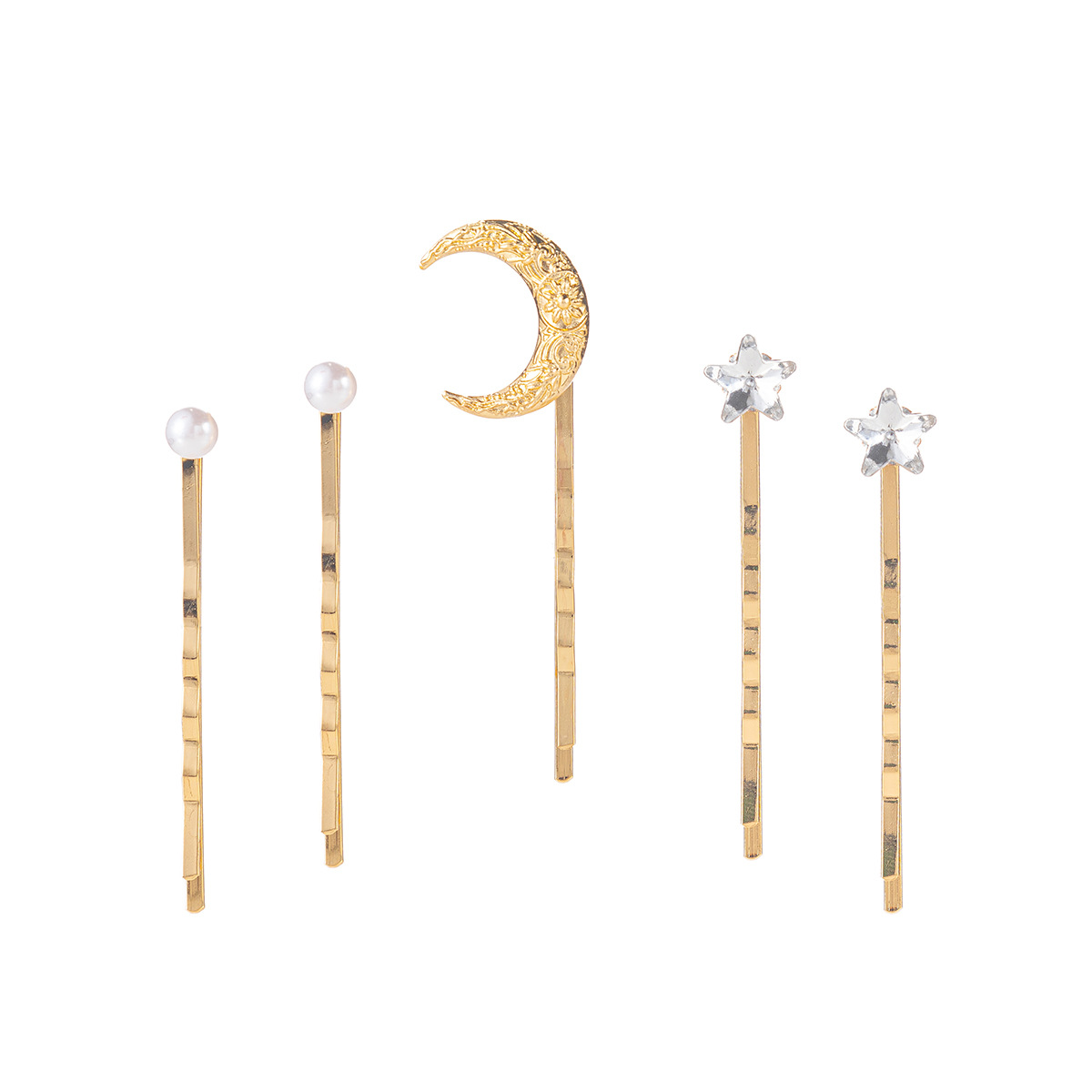 Luxury Inspired Gold Star Bobby Pin Set Versatile Minimalist Elegant Hair Clips Best Selling Chic Hair Accessories