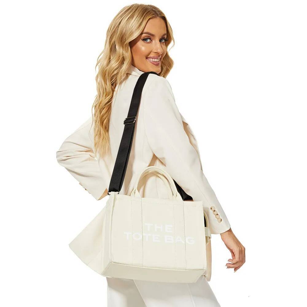 THE TOTE BAG Designer Fashion Shoulder Strap Crossbody Handbag Adjustable Large Capacity Canvas Women's Bag