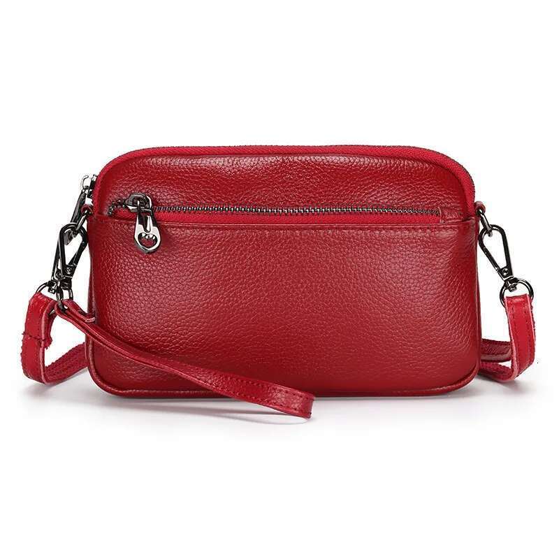 Ranhuang New 2024 Women's Genuine Shoulder Small Messenger Casual Clutch Cow Leather Crossbody Bags B115
