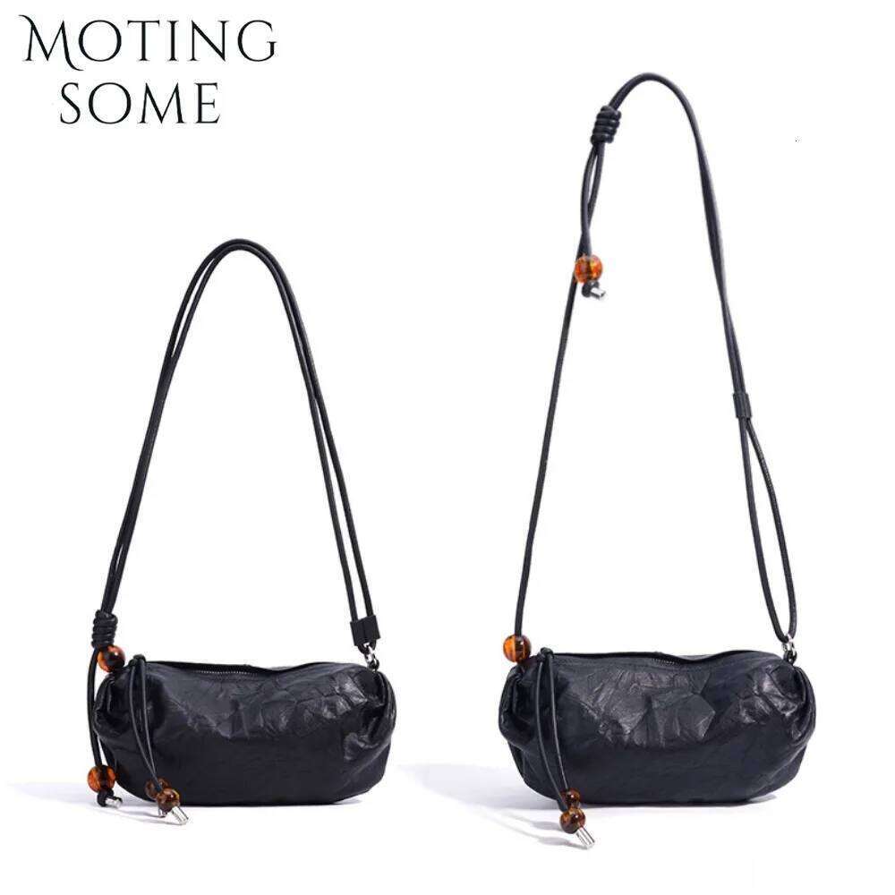 Hot Selling Motingsome Frist Layer Cowhide Women Mini Bags Shoulder Underarm Messenger Purse Soft Calfskin Saddle Pouch New Designer Bags