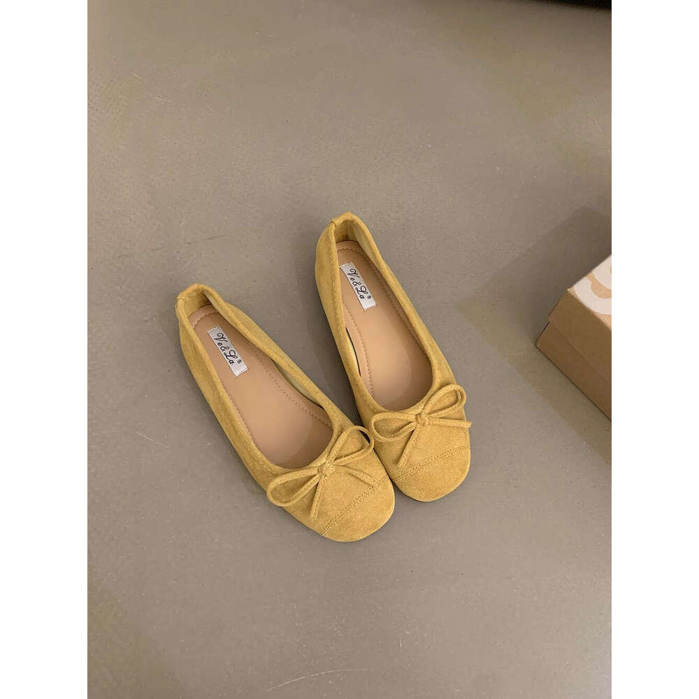 Gentle Ballet Flats French Candy Soft Sole Silver New Chinese Style Red Single Autumn Small Fragrance Women's Shoes