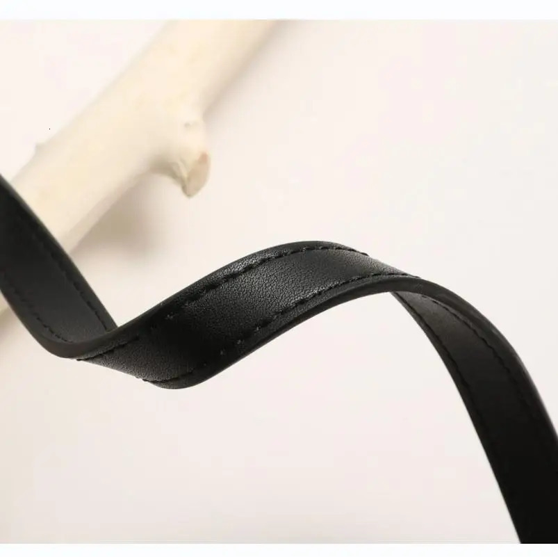 Black Leather Antique Brass Gold Metal Chain Shoulder Strap Women Flap Handbag Lady Camera Bag Purse 120cm 250530