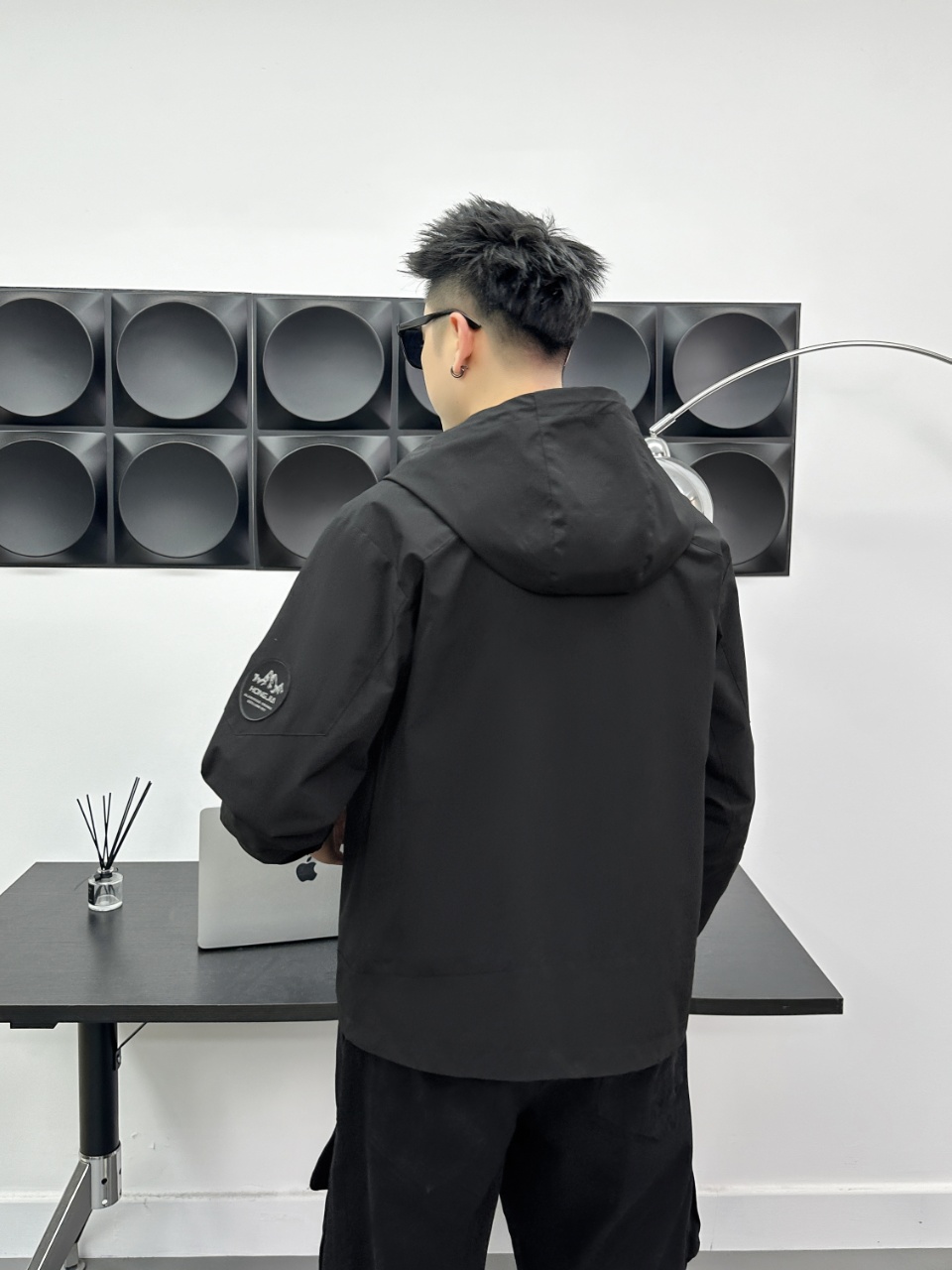 2025 New Summer Lazy Style Water Ink Dyeing Short Sleeve Shirt High-end Fashion Casual Versatile Set for