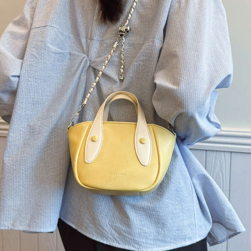 2025 Summer New Fashion Stylish Single Shoulder Crossbody Textured Personality Simple Casual Trendy Popular Women's Bag