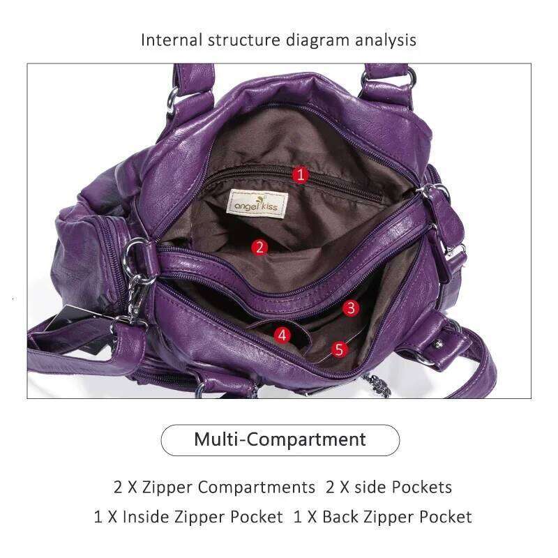 2025 New Women Handbags Satchel Top-Handle Handbag PU Bag Dumpling Give Gifts Shoulder Bags Phone Money Pack