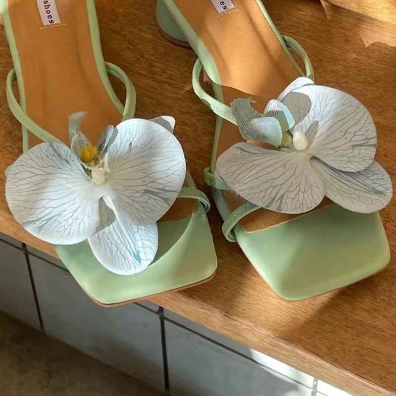 Sandals Decorations Flower Shoe Accessories Vacation Style Removable Butterfly Orchid Shoes Charms DIY Buckle Clogs 250528