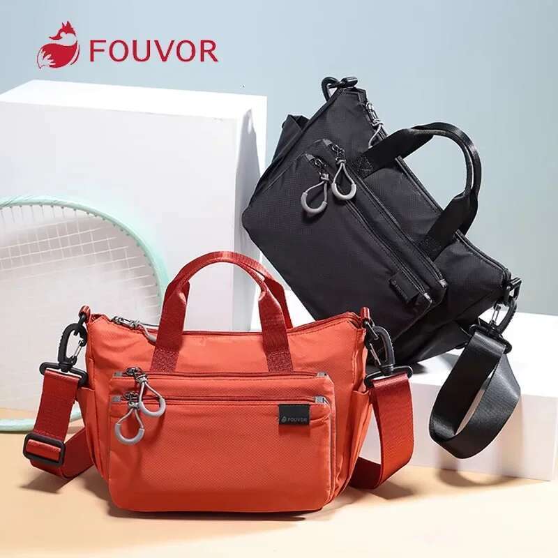 Fouvor Women's Nylon Oxford Waterproof Shoulder Bag Large Fashion Messenger Bag Zipper Lightweight Crossbody Handbag 2802-01