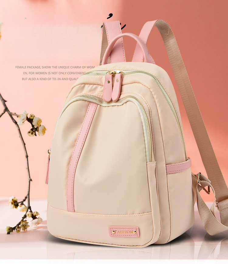 High quality brand new free designer bag Oxford cloth backpack Korean style multifunctional college style waterproof lightweight travel bag new free d