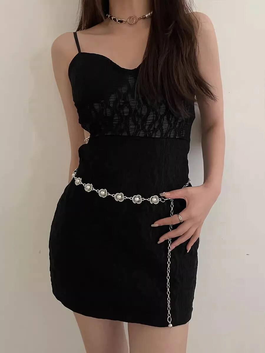 Small Fragrant Wind Waist Chain Female Decoration With Skirt New Summer Dia Belt Han Clothing JK Uniform Accessories