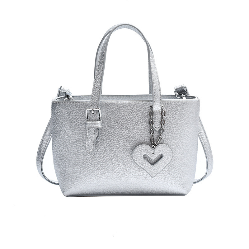 designer Lychee Texture Soft Bucket Bag Tote Bag 224 New Niche Texture Handbag Versatile Shoulder Crossbody Bag