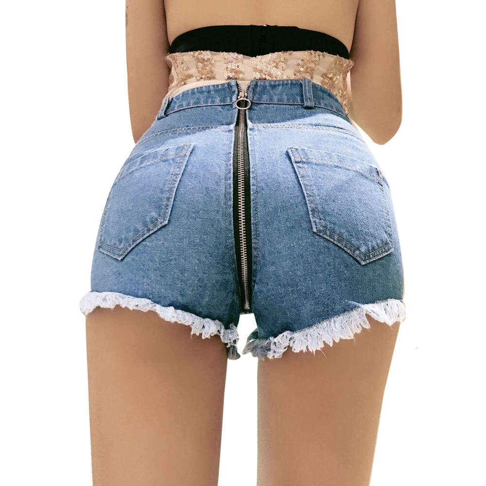 Denim Shorts Jeans Shorts New Korean Style Summer Women S Denim Hot Pants Ultra Short Nightclub Sexy High Waist Ripped Shorts Ripped Short Jeans