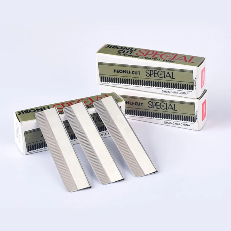 Eyebrow Trimmer Razor Blade 100pcs Stainless Steel Microblading eyebrow Knife for Permanent Makeup Brow Tattoo Beauty Tool 250516