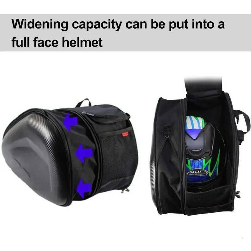 Waterproof Saddle Bag / Motorcycle Side Helmet Riding Travel Bags + Rain Cover One Pair