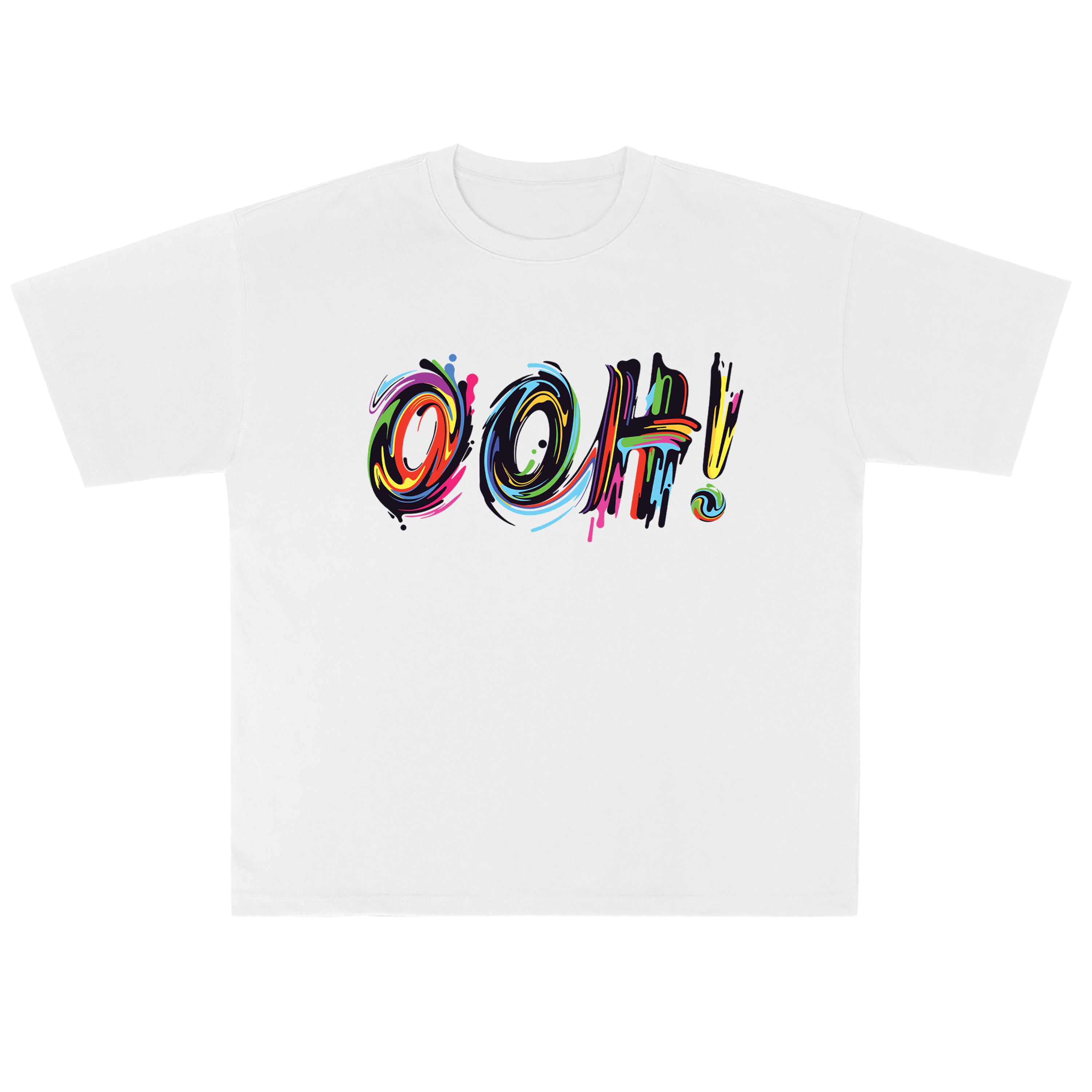 T-shirt men's top designer cotton T-shirt OHH logo short sleeved clothing high-quality fashionable T-shirt