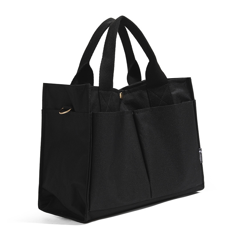 designer Korean Mommy Bag Multi-Compartment Baby and Mom Outing Lightweight Handheld Shoulder Bag Large Capacity Canvas Multifunctional Mommy Bag