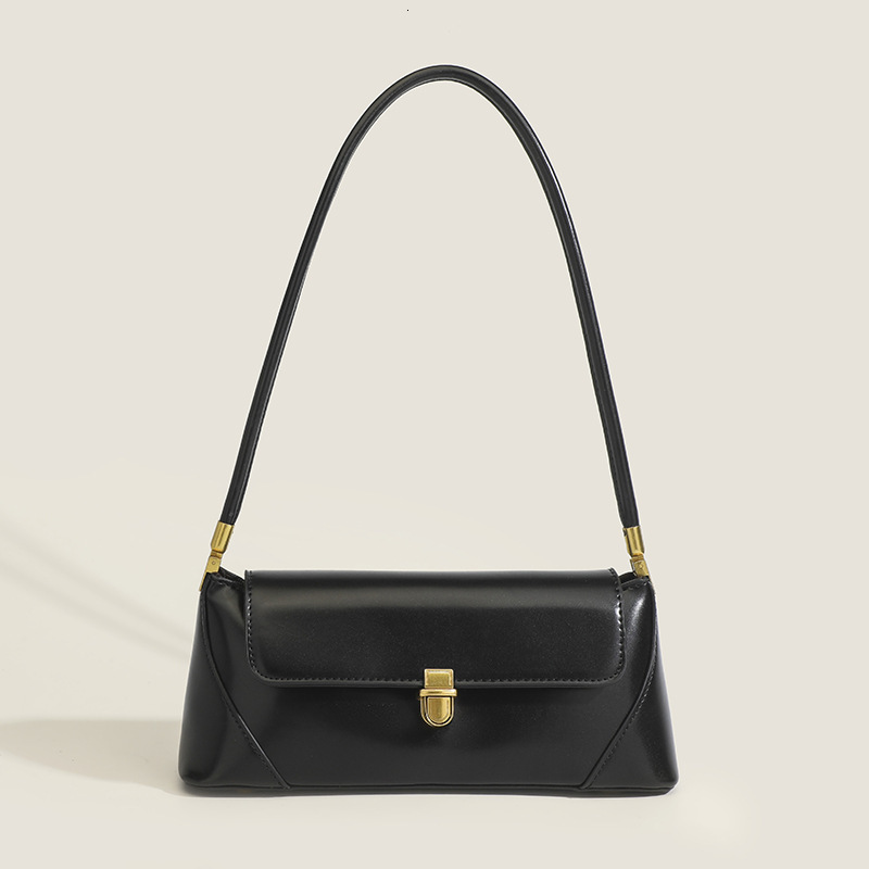 designer 2025 New Trend Niche Design French Retro Underarm Bag Versatile Simple Shoulder Crossbody Handbag Baguette Bag