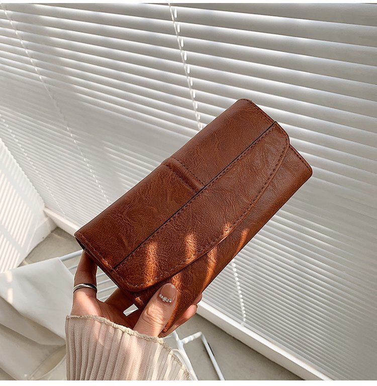 Vintage Women's Wallet Long Style Designer New Free Shipping Large Capacity Multi-card Slot Card Bag Fashion Clutch For Women Mobile Phone Bag