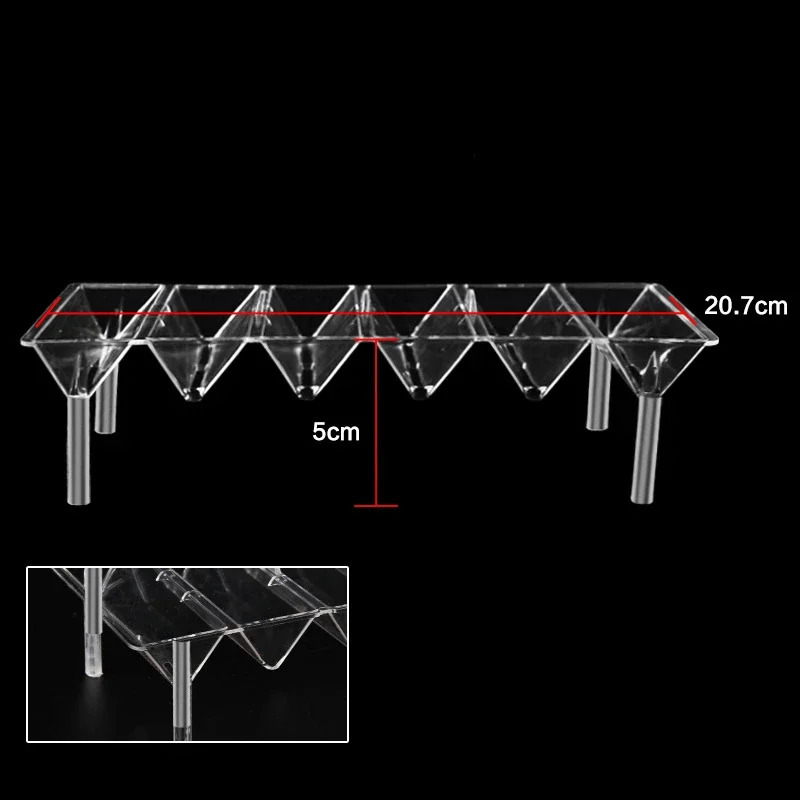 4 Rooms High Clear Fish Breeding Box Acrylic Aquarium Breeder Box Double Guppies Hatching Incubator Isolation 250530