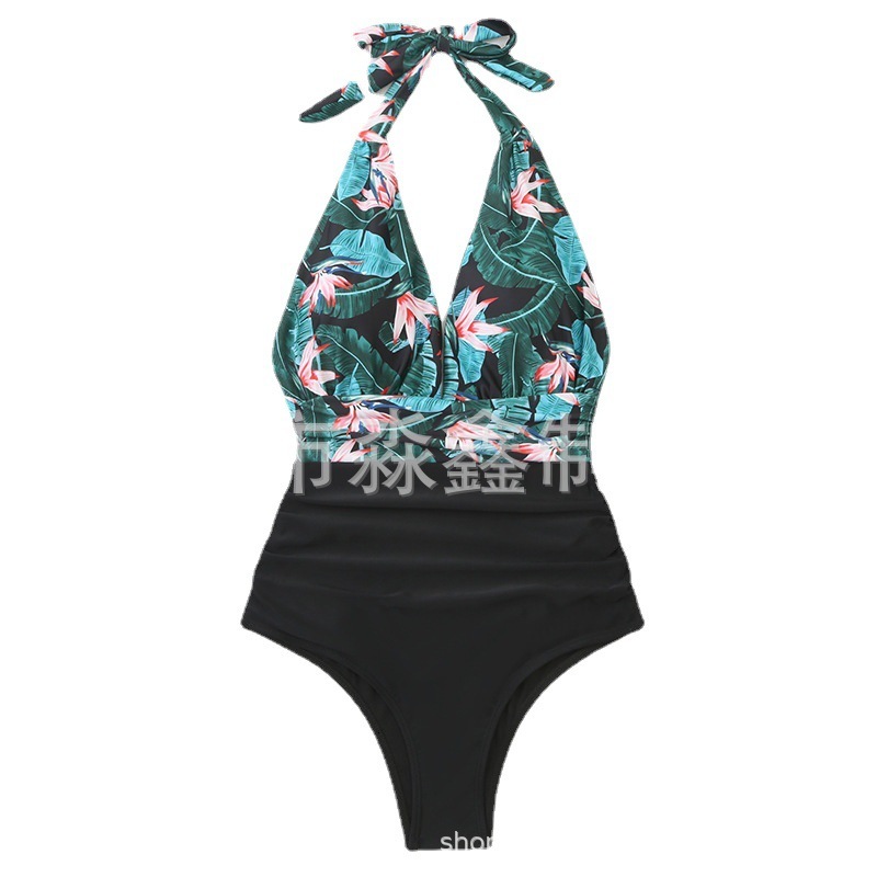 Free Shipping 2025 New Designer Shoes New Women's Jumpsuit, Backless, Sexy, Conservative, And Belly Covering Bikini Swimsuit