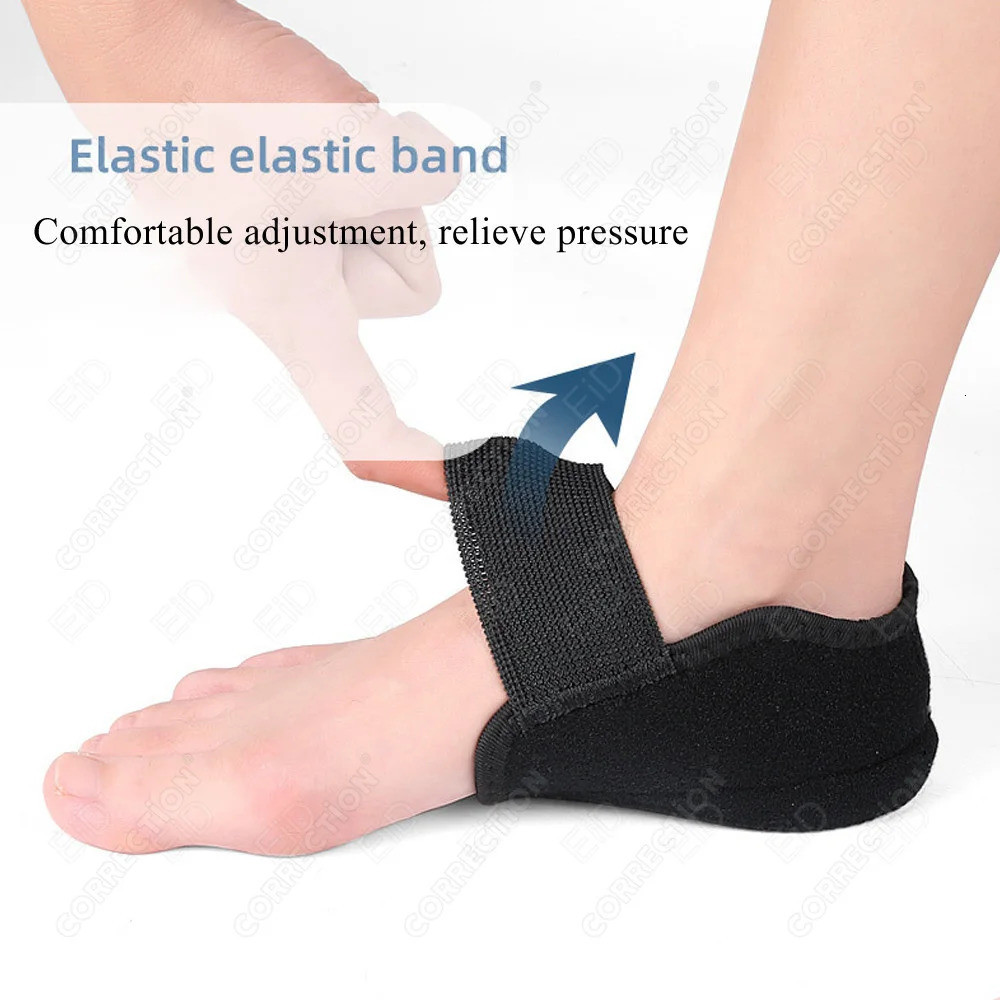 Invisible Height Increase Silicone Socks Gel Heel Pads Orthopedic Arch Support Heel Cushion Soles Insole Foot Massage 250528