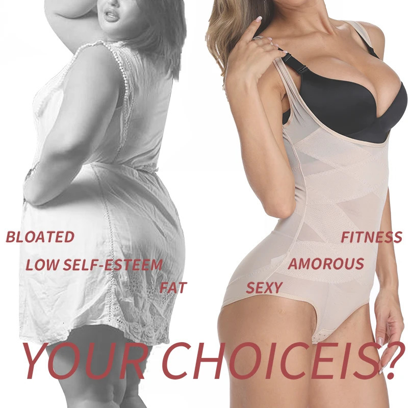 Women Body Shaper Waist Trainer Slimming Tummy Control Shaperwear Breathable Shapers Modeling Belt Bodysuits Summer Corset 250523