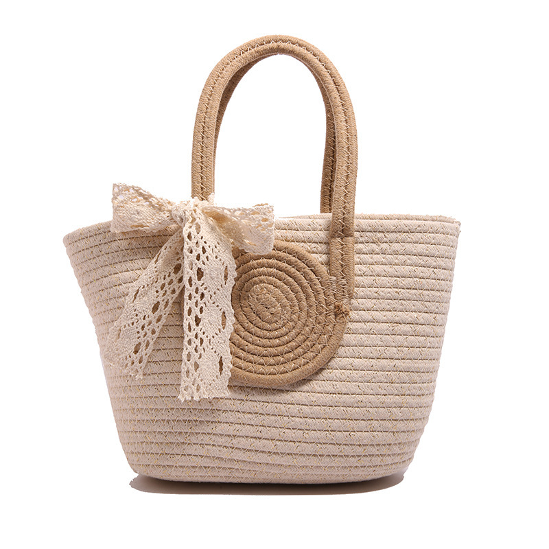 Free Shipping Designer Bag Color Collision Simple Woven Womens 2025 New Large Capacity Stylish Handbag Versatile Bucket Bag