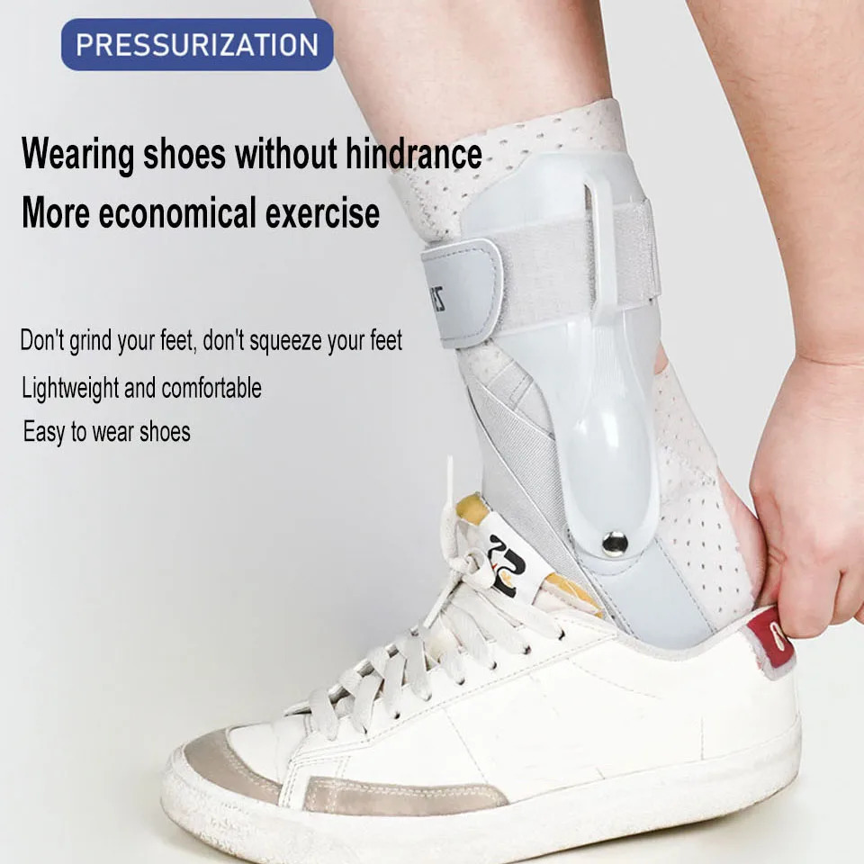 AOLIKES 1PCS Ankle Sprained Support Brace Splint Stabilizer Protect for Injury Recovery Achilles Tendonitis 250530