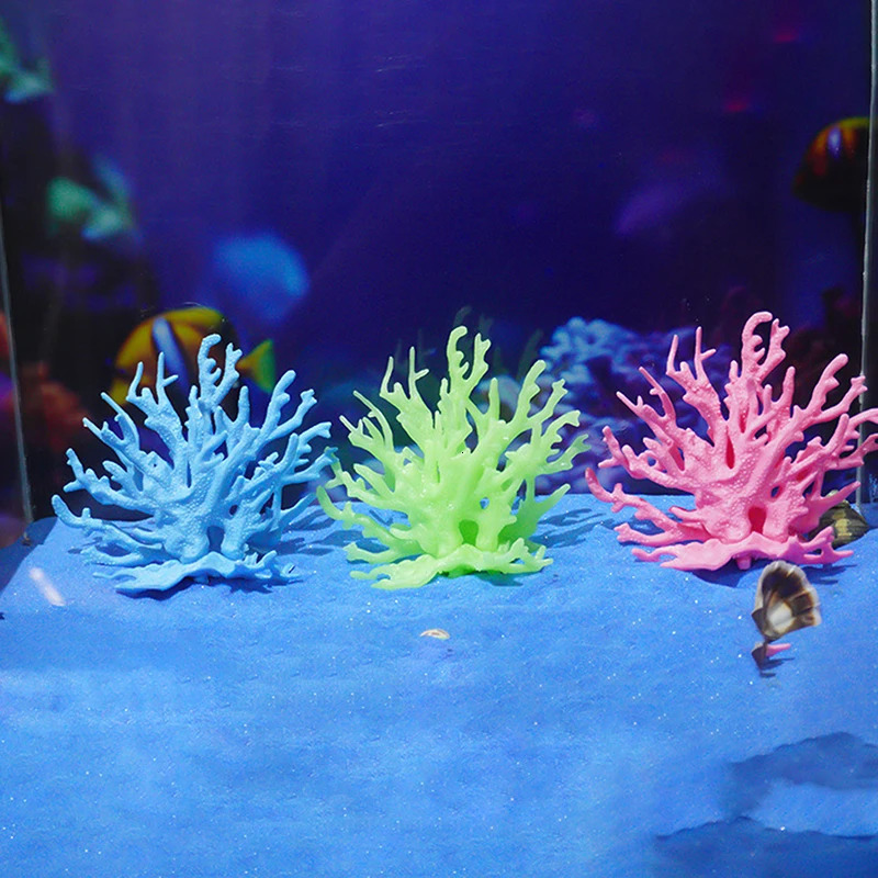 Coralline Artificial Fish Tank Decorations Aquarium Artificial PVC Plants Coral Ornaments Aquarium Landscape Aquarium 250530