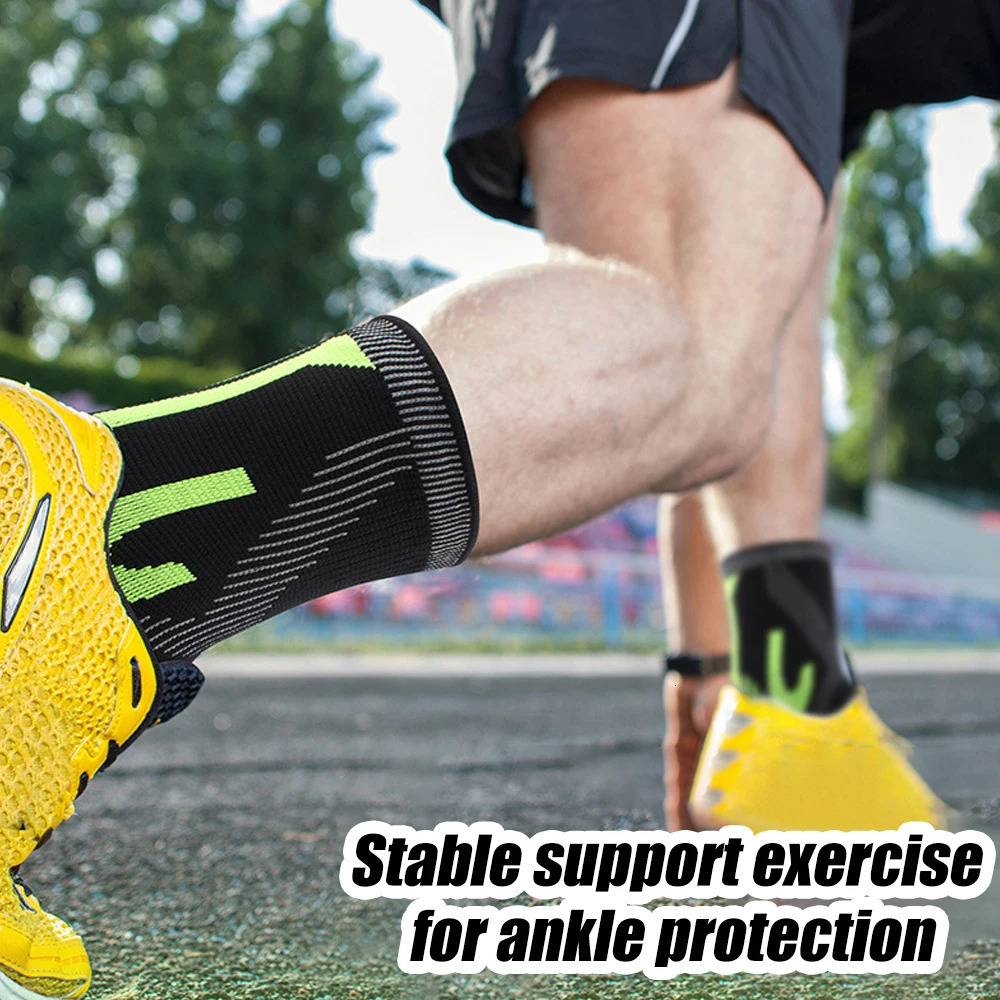 1Pcs Ankle Compression Sleeve for WomenMenAnkle Brace Sprained Toeless Sock Arch Heel Pain Relief 250530