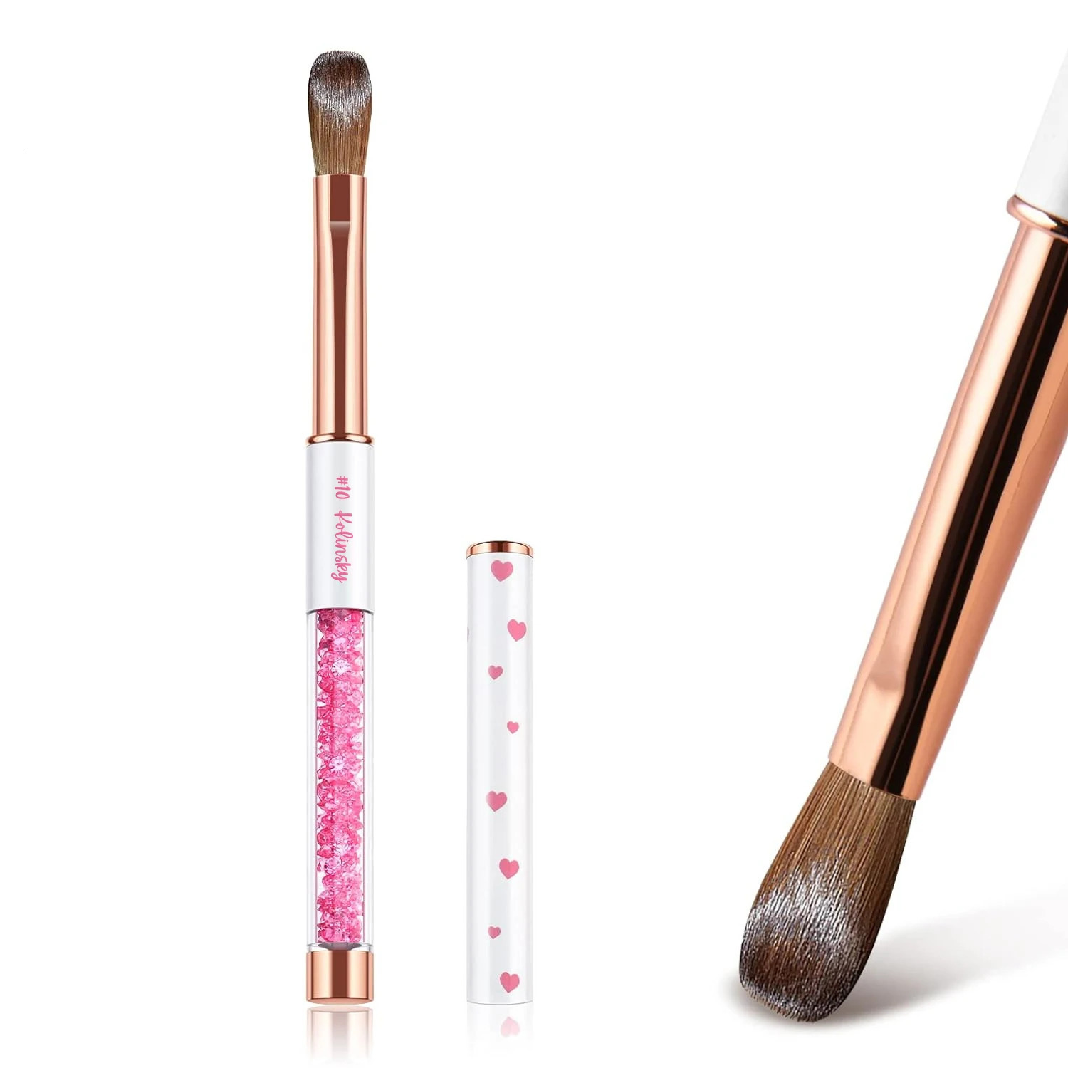 Kolinsky Acrylic Nail Brush for Acrylic Application Nail Brush Acrylic Round Oval Shaped Wood Handle Acrylic Powder 250528