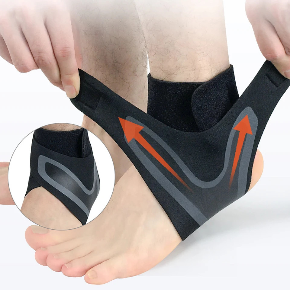 1PCS Ankle Brace Support Elasticity Free Adjustment Protection Foot Protect Bandage Sprain Prevention Sport Fitness 250530