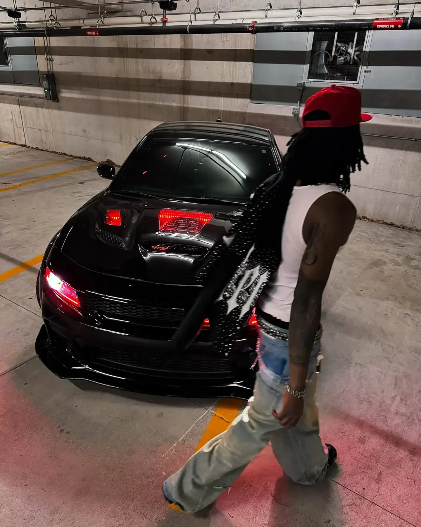 American Retro Double Stitching Washed Baggy Jeans Mens Y2K Harajuku Hip-Hop Gothic Casual Joker Wide Trousers Street Wear 250527