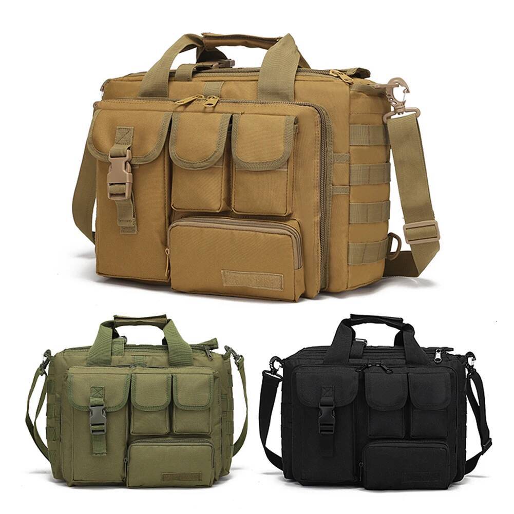 Range Storage Bag Molle System Outdoor Hunting Accessory Nylon Gun Tactical Case Bags Pistol Tool Shoulder Pack Sniper Black