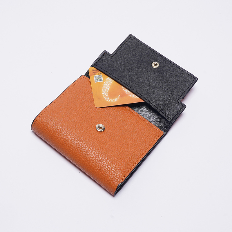 Hot-selling Ins Style Wallet For Women, High-end Luxury Bag PU Wallet New Free Delivery Designer Bag Simple Korean Version Short Women's Wallet W