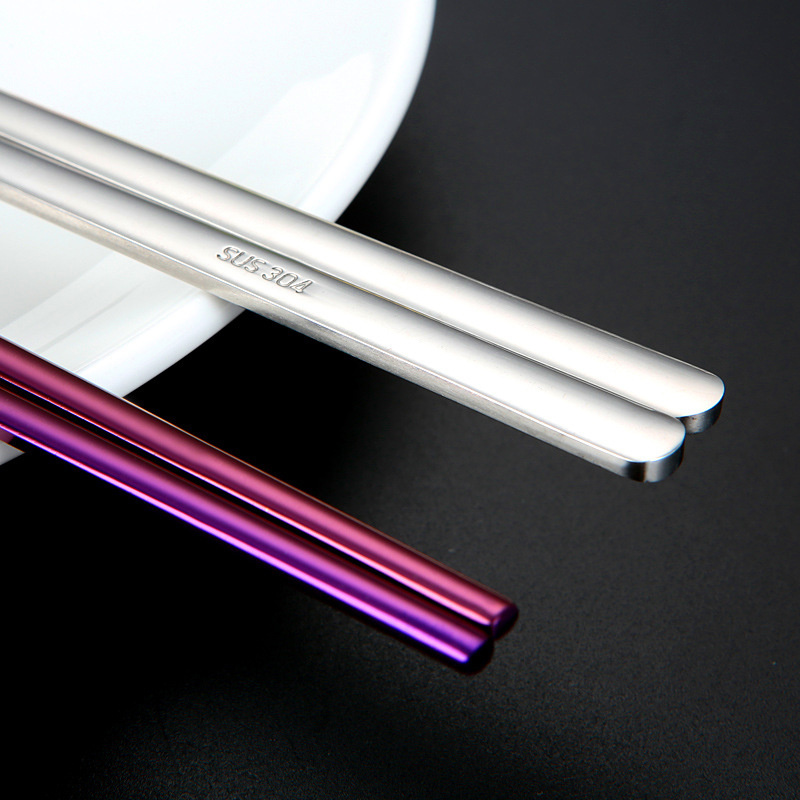 Custom Chopstick Stainless Steel Korean Chopstick Wed