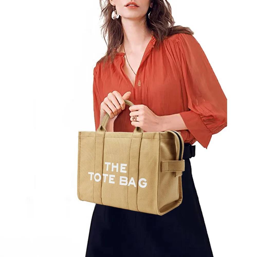 THE TOTE BAG Designer Fashion Shoulder Strap Crossbody Handbag Adjustable Large Capacity Canvas Women's Bag
