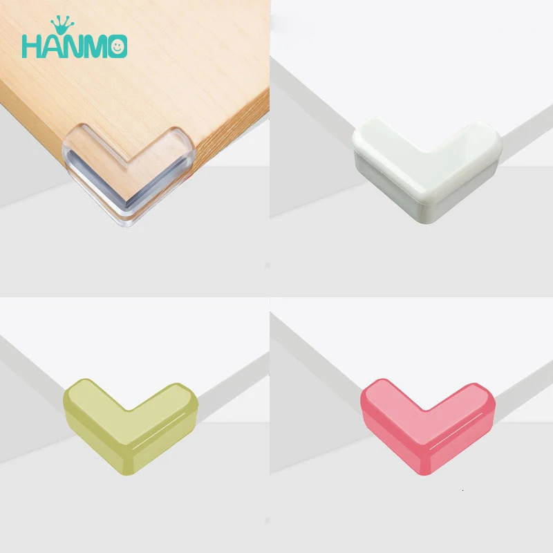 10pcs/lot Rubber Transparent L Shape Baby Safety Silicone Corner Protector Kids Soft Clear Table Desk Edge Corner Guards 250530