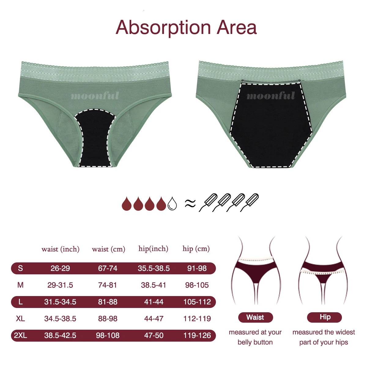 Period Underwear Cotton Menstrual Panties Woman Strong Absorption Brief Leak Proof Menstruation Girl 250526