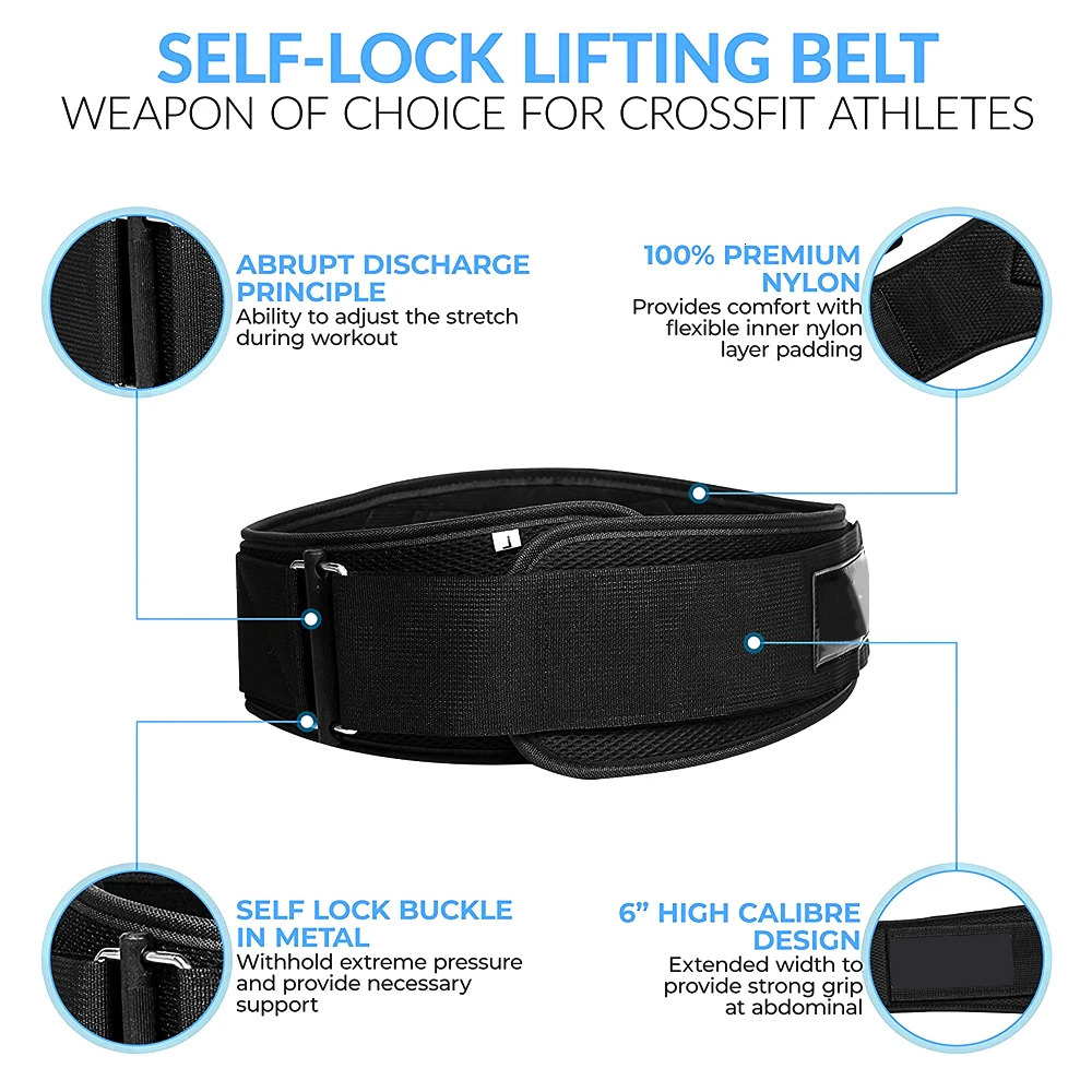 Fitness Weight Belt Workout Waist Belt Training Sport Waist Support Gym Lumbar Back Brace Squat Power Waist Brace 250523