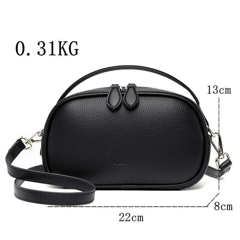 Brand Women Shoulder Bag Autumn New2024 Ladies Simple Leisure Handbag High Quality Leather Crossbody Bags Designer Purses
