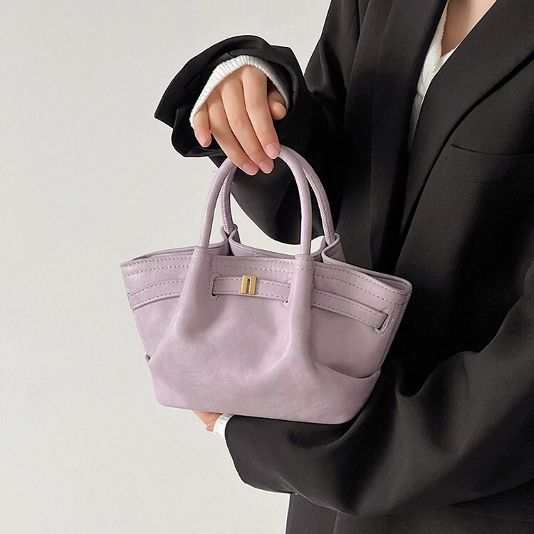 designer Korean Niche Handheld Basket Bag for Women 2025 New Trendy Fashion Sweet Lace Bucket Bag Crossbody Bag