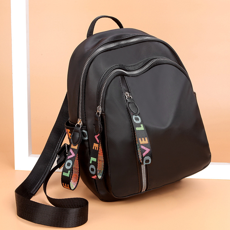 designer Women's Backpack 2025 New Korean Style Versatile Trendy Oxford Cloth Backpack Fashionable Casual Large Capacity Travel School Bag